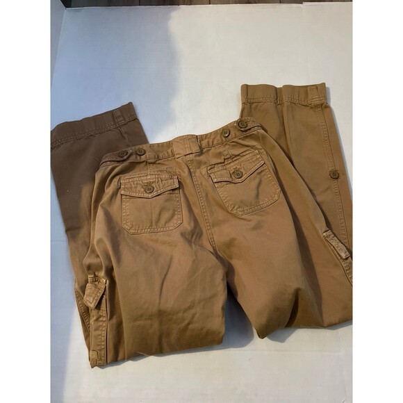 j crew vintage cargo pants khaki brown size 4 100% cotton Gorpcore streetwear - Picture 2 of 3